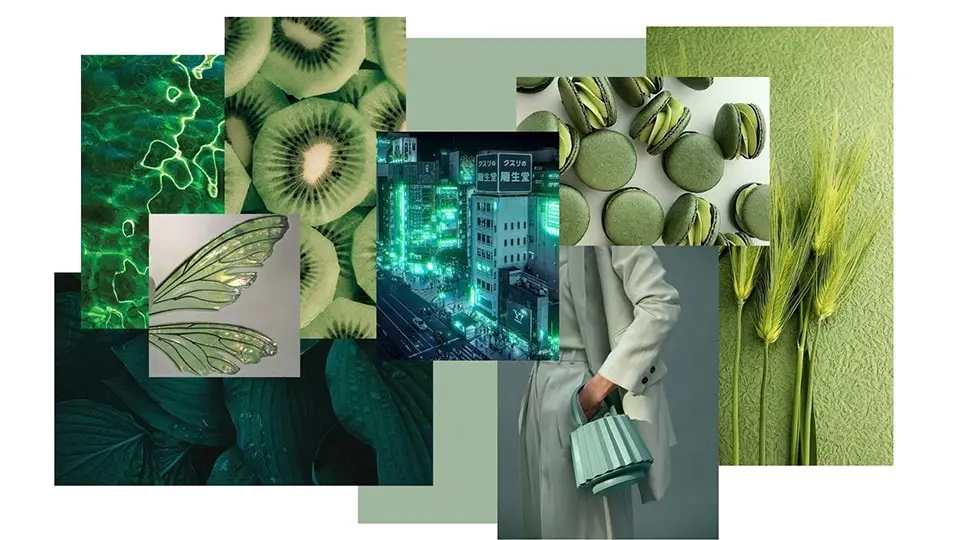 web design - moodboard vert